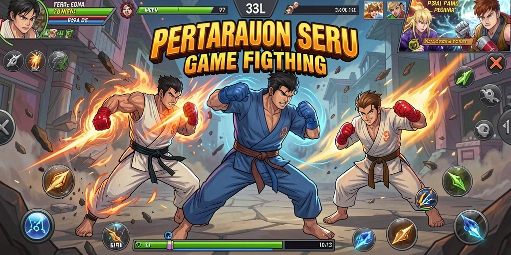 Tangkapan layar pertarungan seru di game 33L.