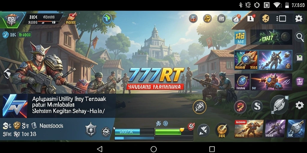 Tampilan aplikasi 777RT yang membantu mempermudah pengelolaan aktivitas.