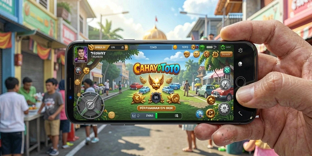 Tampilan gameplay CAHAYATOTO yang menarik dan interaktif.