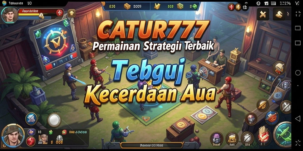 Tampilan gameplay menarik dalam permainan catur CATUR777.