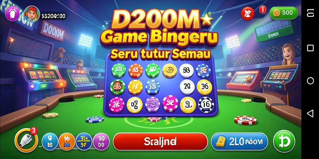 Tampilan gameplay seru D200M saat dimainkan bersama teman.