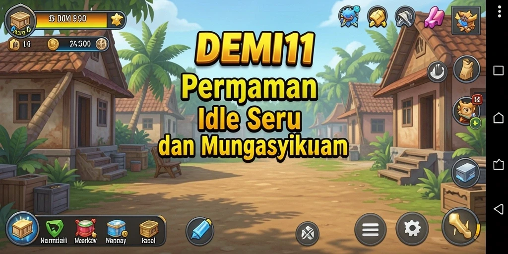 Tampilan gameplay DEMI11 yang menarik dan menantang.