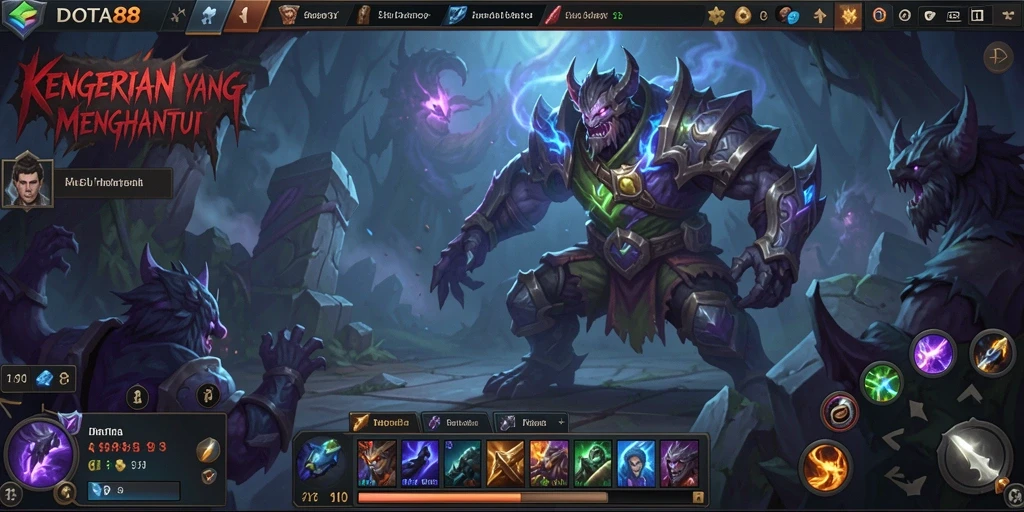 Tampilan gameplay DOTA88 yang menegangkan dan penuh kengerian.