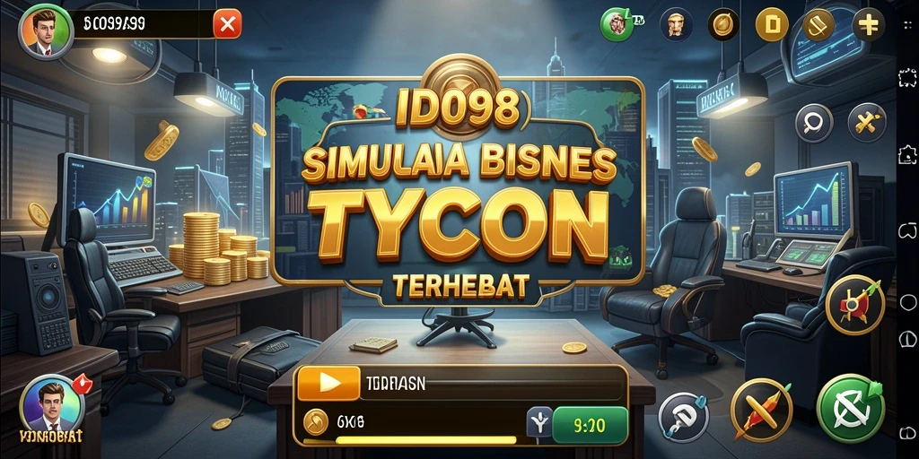 Screenshot menampilkan gameplay menarik dalam membangun bisnis di ID098.
