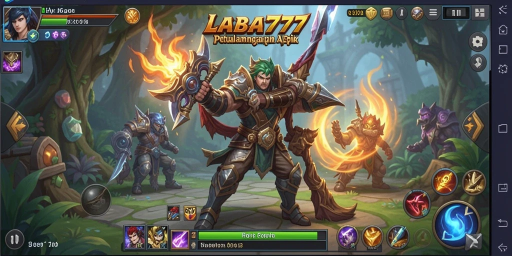 Tampilan gameplay LABA777 yang menarik dan interaktif di dunia ARPG.