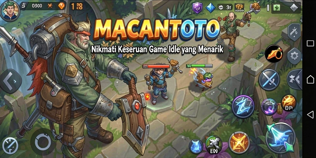 Tampilan gameplay MACANTOTO yang menarik dan interaktif.