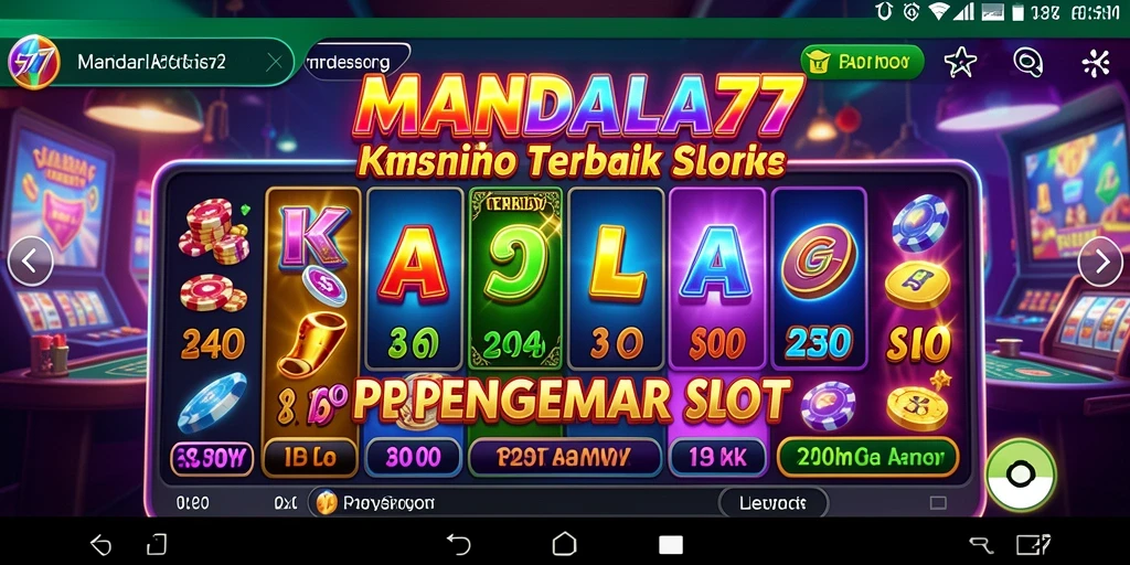 Tampilan gameplay MANDALA77 yang mengasyikkan dan penuh warna.