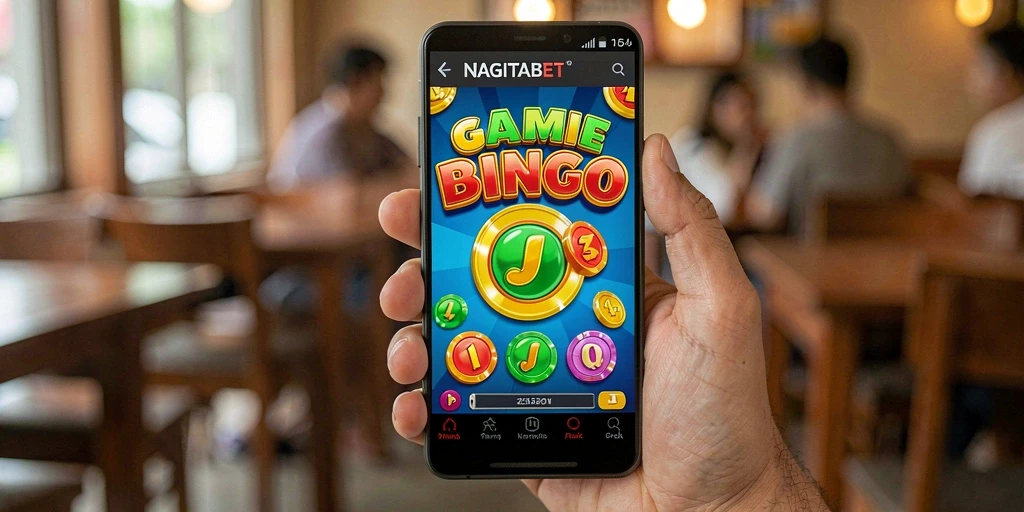 Tampilan menyenangkan gameplay NAGITABET dalam permainan Bingo.