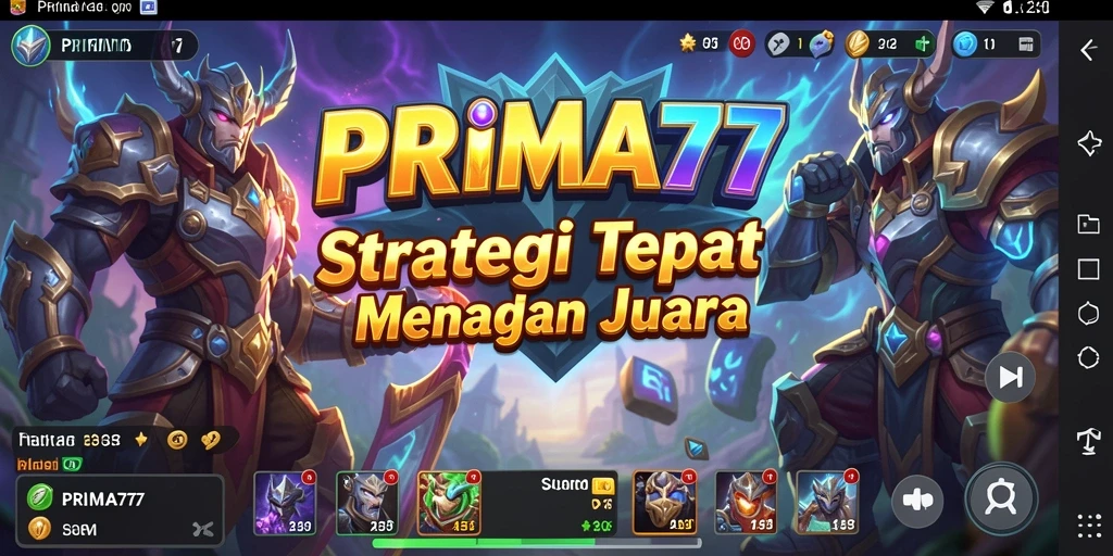 Tangkapan layar gameplay PRIMA77 yang menunjukkan taktik mendebarkan.