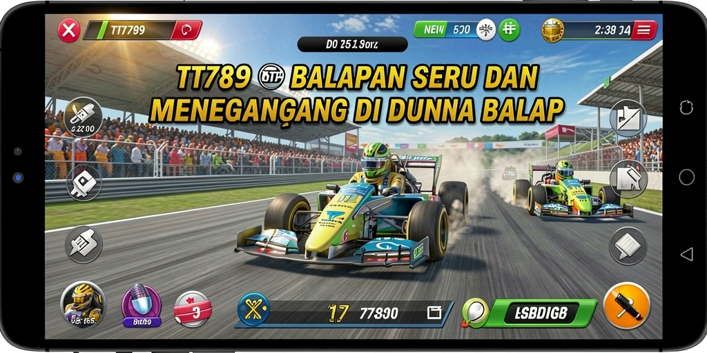Gameplay balap seru dengan grafis menawan di TT789.