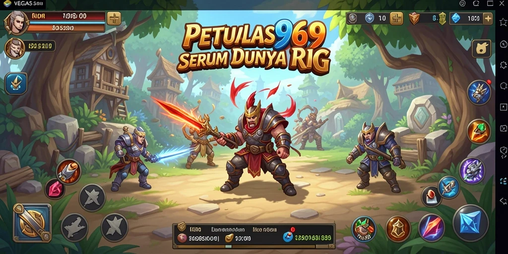 Tampilan gameplay seru dalam VEGAS969 dengan aksi RPG yang mendebarkan.