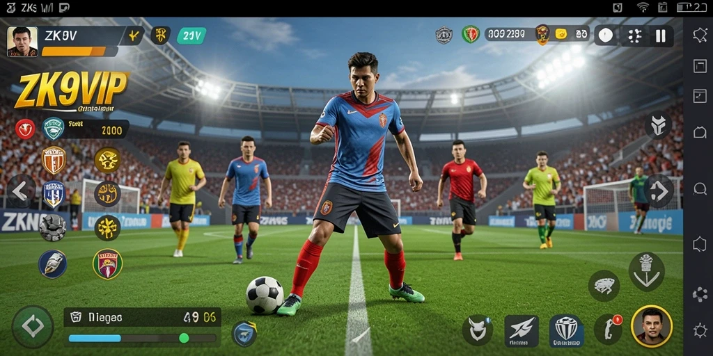 Tampilan gameplay seru di ZK9VIP dengan aksi olahraga menarik.